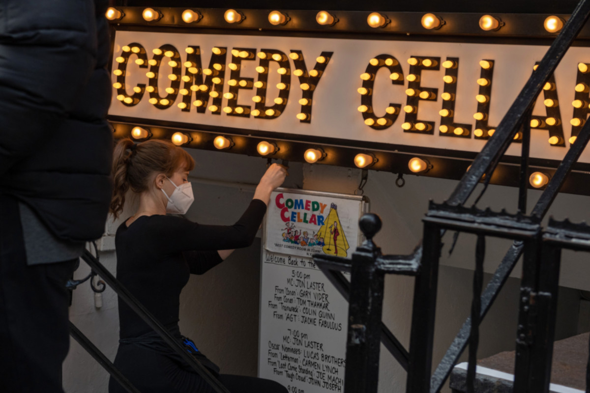 Chris Rock, Amy Schumer, and more big names flock to
re-opened Comedy Cellar 1