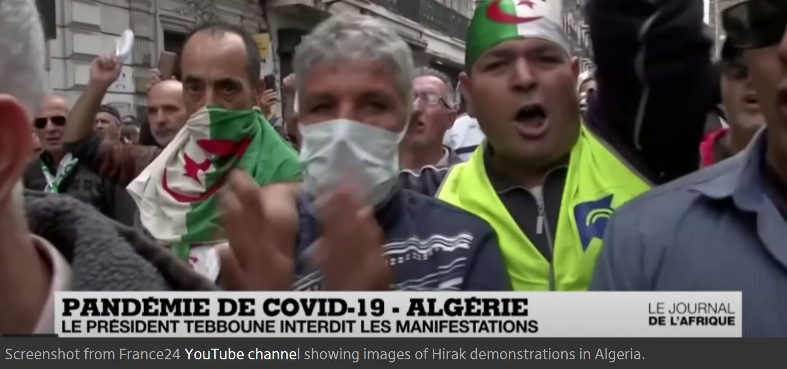 Algerians’ Freedom of Speech Strained by Media Laws Passed
Under COVID-19 Pretext 1
