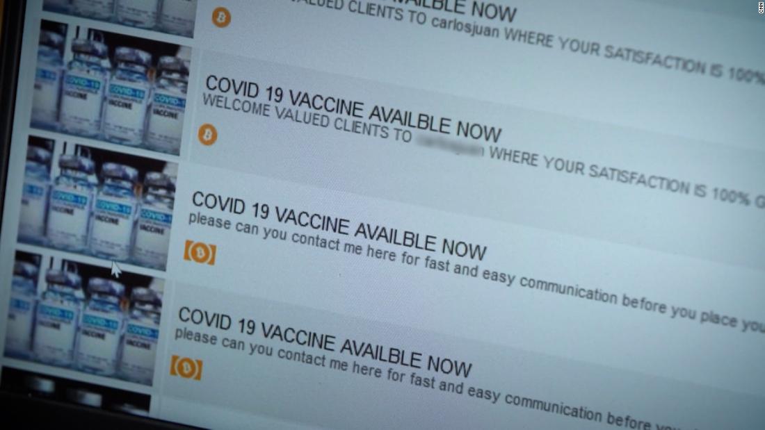 The truth behind Covid-19 vaccines for sale on the dark
web 1