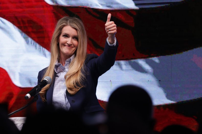 Kelly Loeffler's 'Greater Georgia' Launch Party Met With
Protests Against New Election Law 1