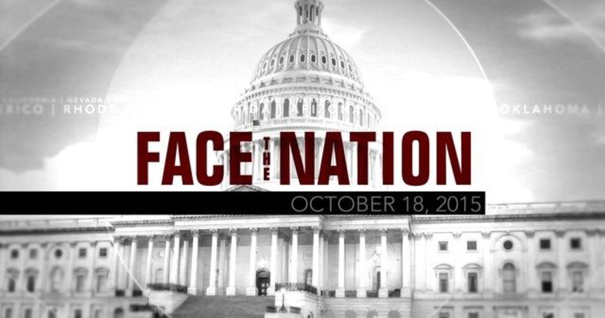 Open: This is Face the Nation, October 18 1