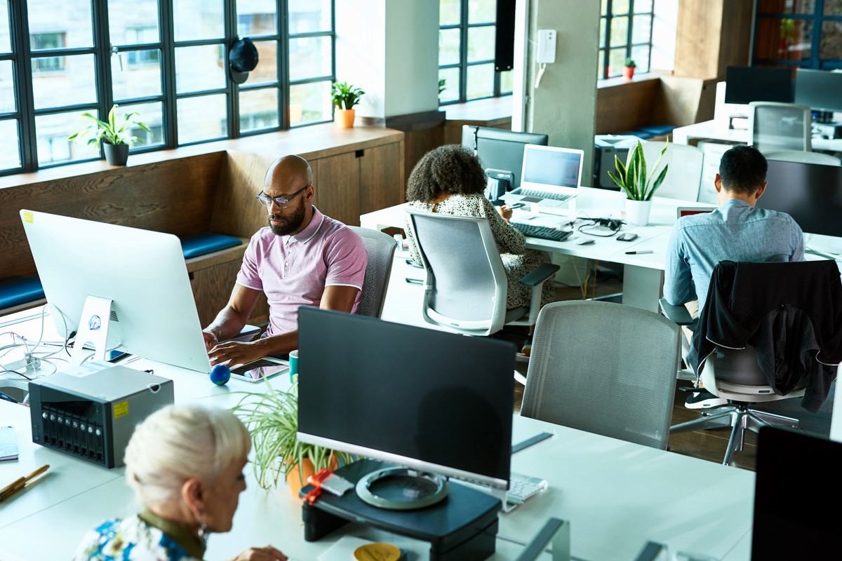 Sales for business attire are up as people head back to the
office 1