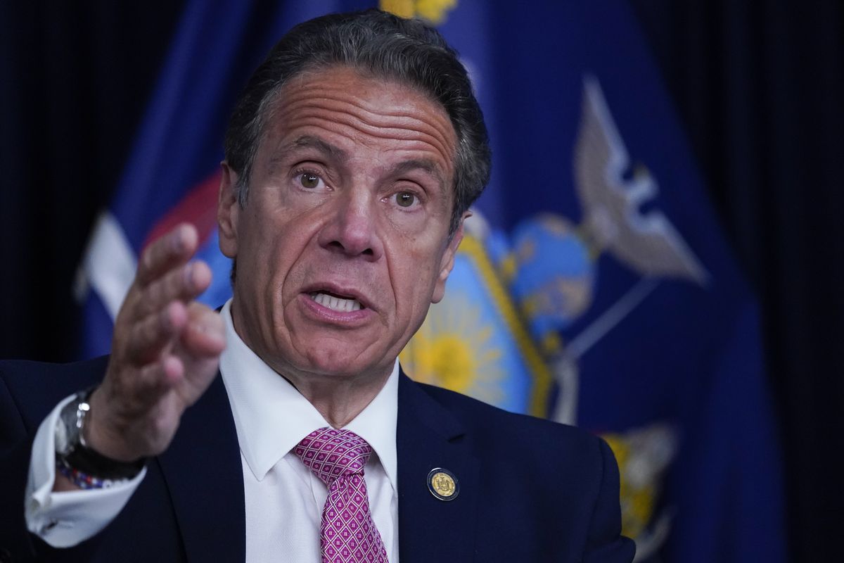 Cuomo says vaccinated New Yorkers can go mask-free, adopts
CDC guidance 1 Cuomo says vaccinated New Yorkers can go mask-free, adopts
CDC guidance 1