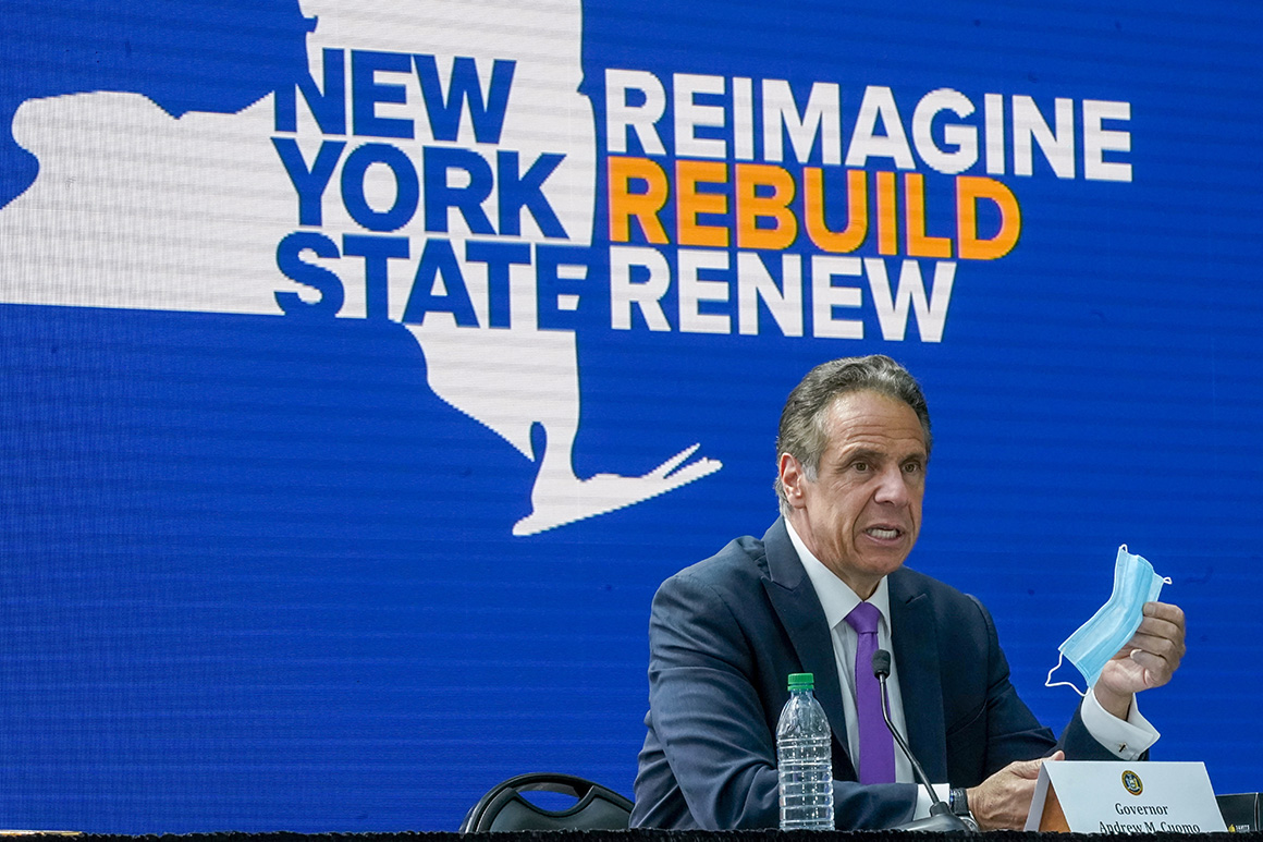 Cuomo: New York will end most mask requirements for
vaccinated people Wednesday 1