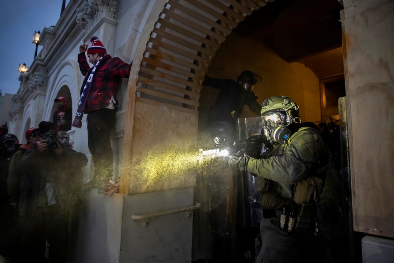 DOJ Says Capitol Rioter Carried Semi-Auto Handgun After
Republicans Claim They Weren't Armed 1