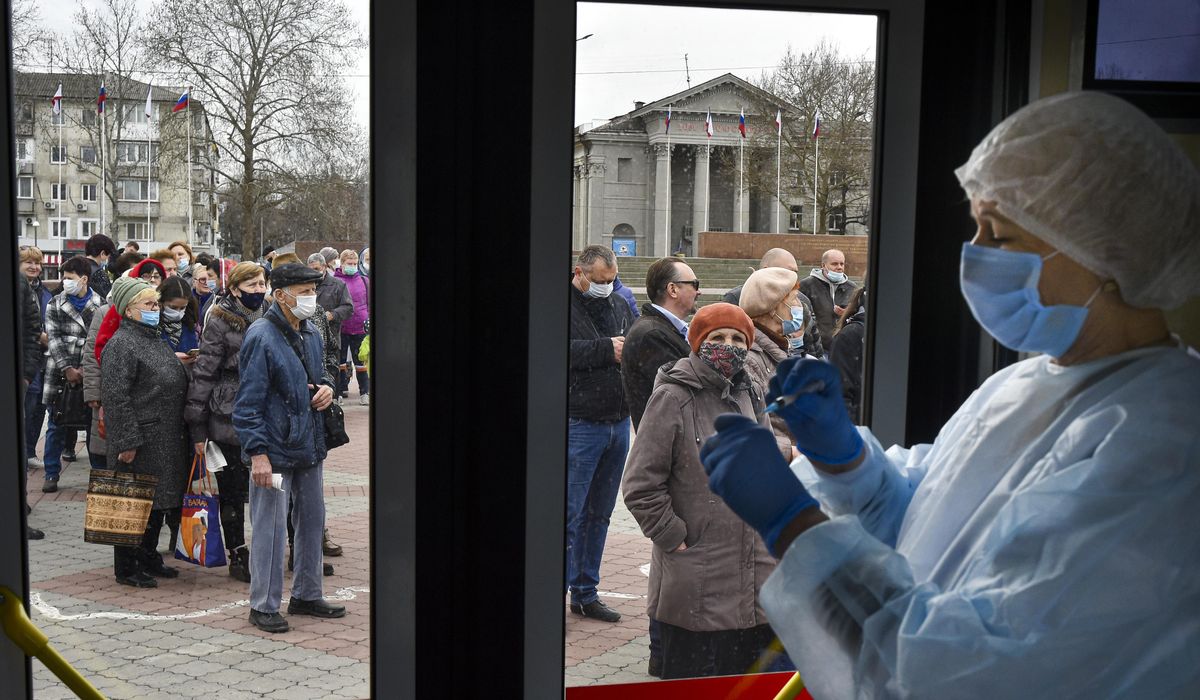 Russia lags behind others in its COVID-19 vaccination
drive 1