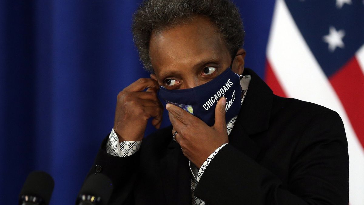 The Spin: City Hall eases mask restrictions for many
Chicagoans despite Lightfoot’s reservations | Lollapalooza to
return, Navy Pier to fully open | Mayor picks interim head of
police watchdog 1 The Spin: City Hall eases mask restrictions for many
Chicagoans despite Lightfoot’s reservations | Lollapalooza to
return, Navy Pier to fully open | Mayor picks interim head of
police watchdog 1
