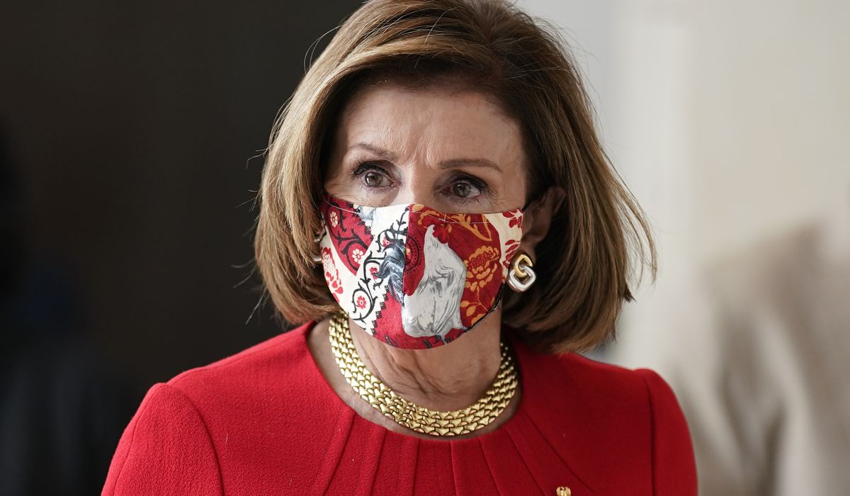 Republicans rebel against Nancy Pelosi, reject House mask
mandate 1