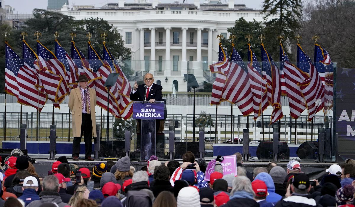 Rudy Giuliani seeks to dismiss Eric Swalwell's lawsuit over
Capitol riot 1