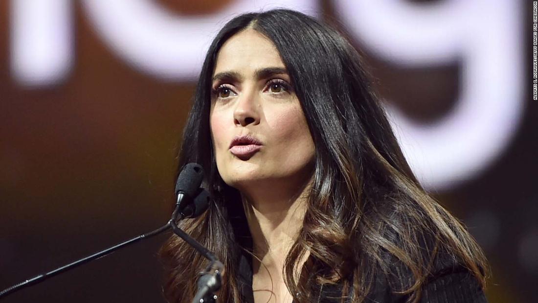 Salma Hayek says she battled a near-fatal case of
Covid-19 1