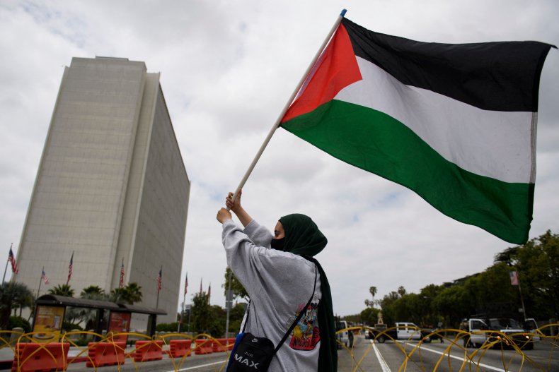 Student 'Removed From Class' for Allegedly Cutting Down
Israeli Flag 1