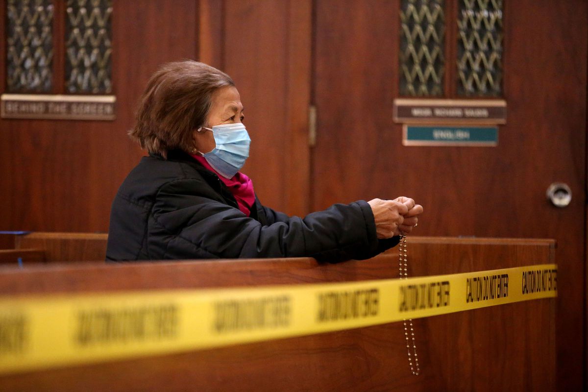 Chicago Archdiocese easing COVID-driven capacity
restrictions, giving churches the option of dropping mask
requirements with proof of vaccination 1 Chicago Archdiocese easing COVID-driven capacity
restrictions, giving churches the option of dropping mask
requirements with proof of vaccination 1