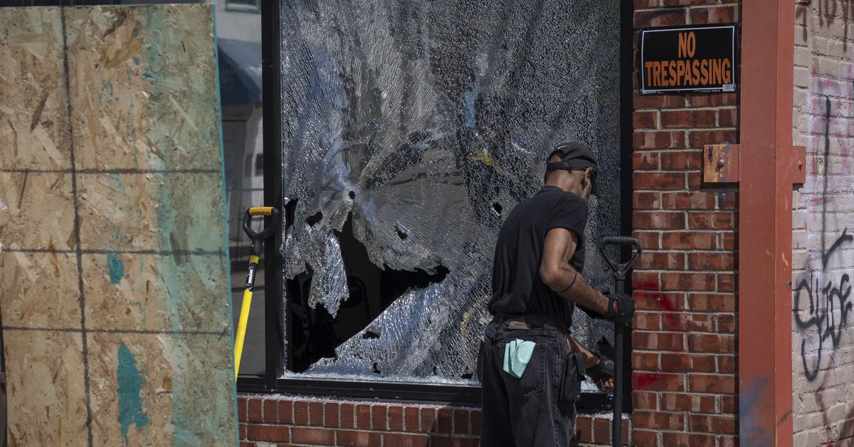 Gunshots heard near George Floyd square on anniversary of
death 1