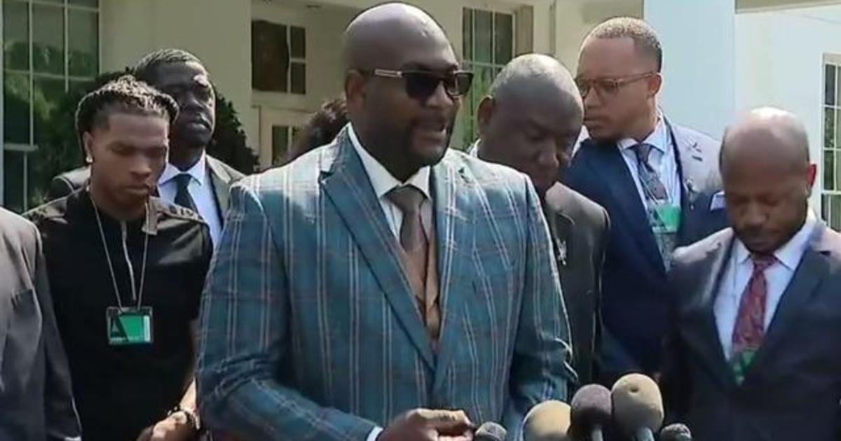 George Floyd's family speaks after meeting with President
Biden 1