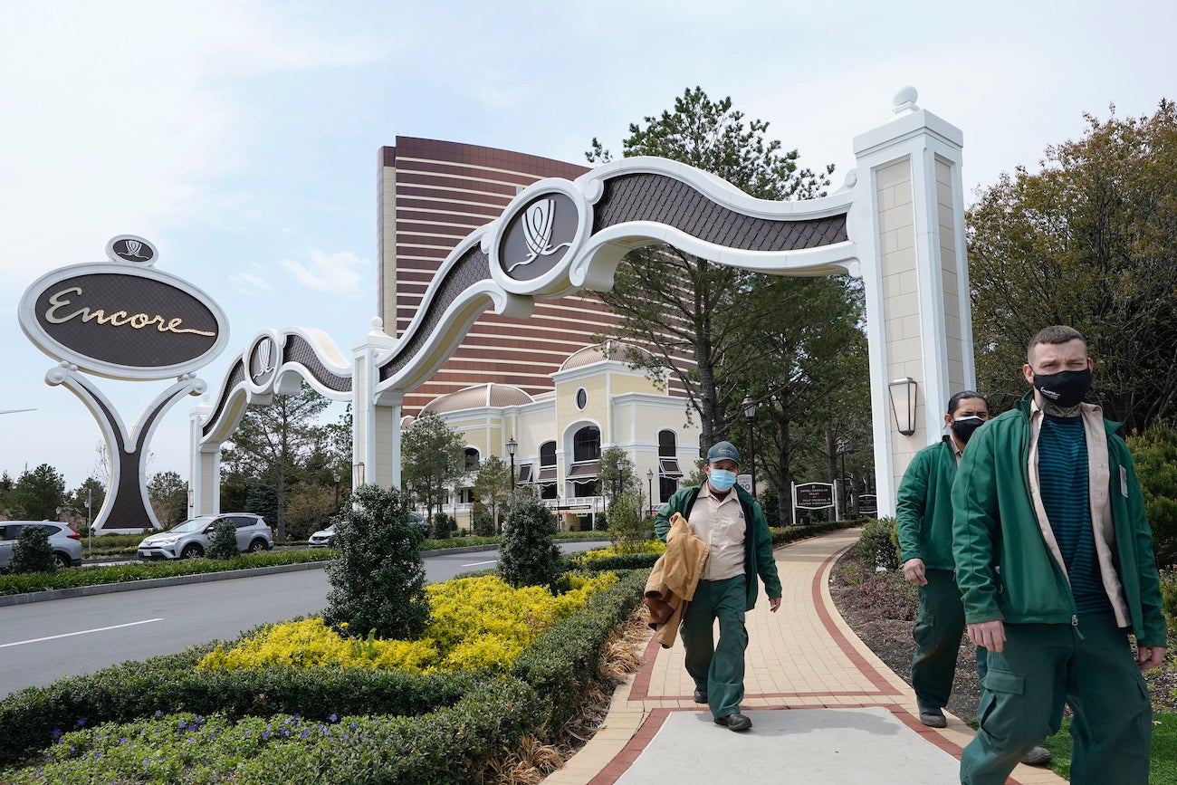 Most COVID-19 restrictions at Mass. casinos will be lifted,
beginning Saturday 1