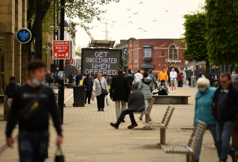 Britain's COVID-19 Cases Jump 24% In One Week, Stoke Fears
of Variant Spread, Lockdown 1