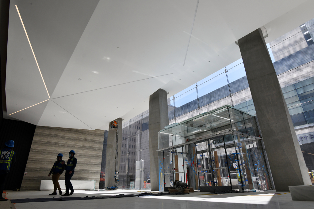 Denver office space struggled and industrial space surged in
the first quarter 1