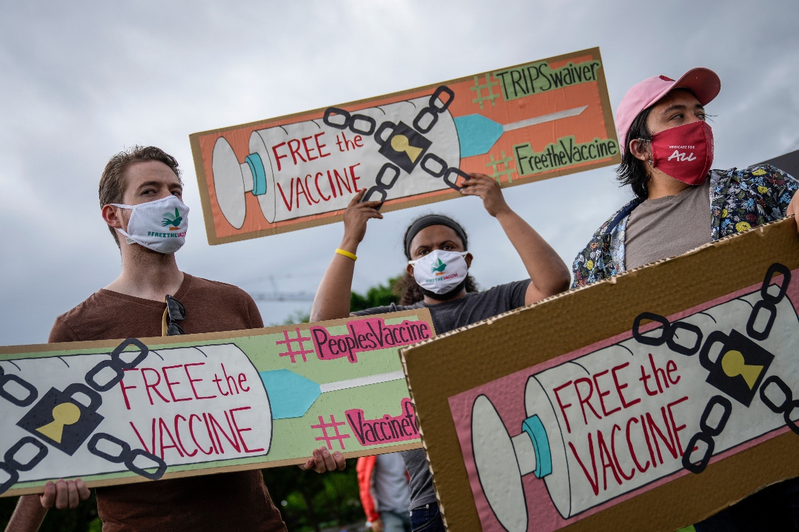 Biden team says it supports waiving patent protections on
Covid-19 vaccines 1