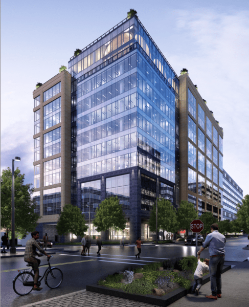 RiNo office construction pause ends as work begins on
12-story project 1