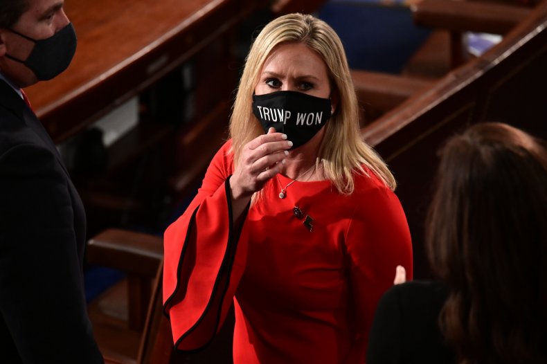 Marjorie Taylor Greene Insists Capitol Rioters Weren't Trump
Supporters 1