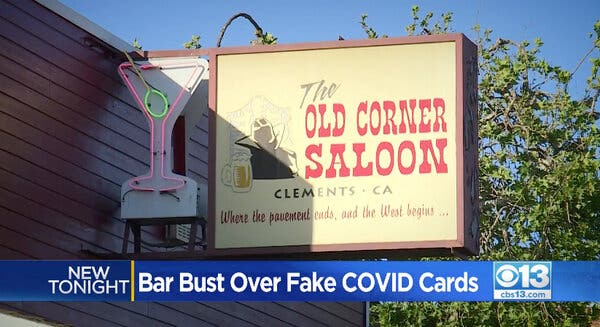 California Man Accused of Selling Fake Covid-19 Vaccination
Cards 1