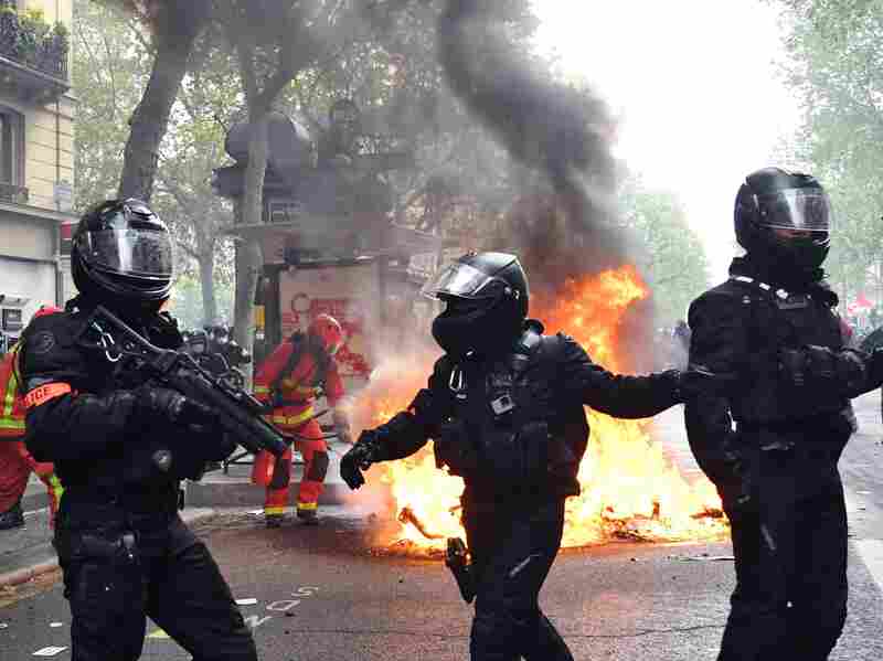 Protesters Gather Across The World For May Day 1