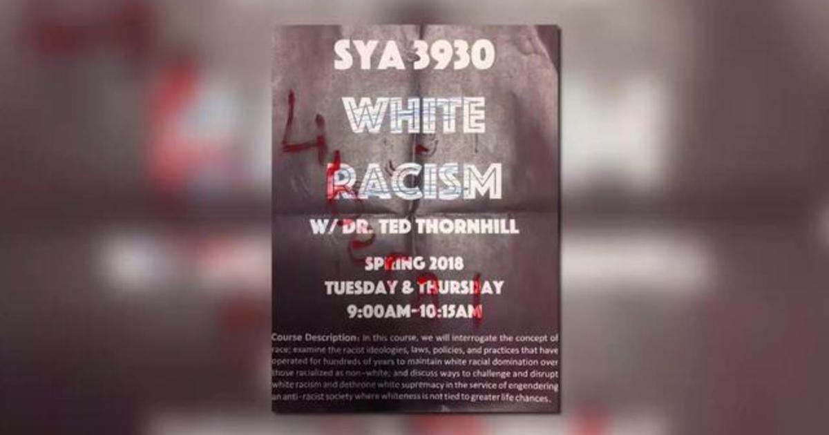 Police to guard "White Racism" class at Florida
university 1