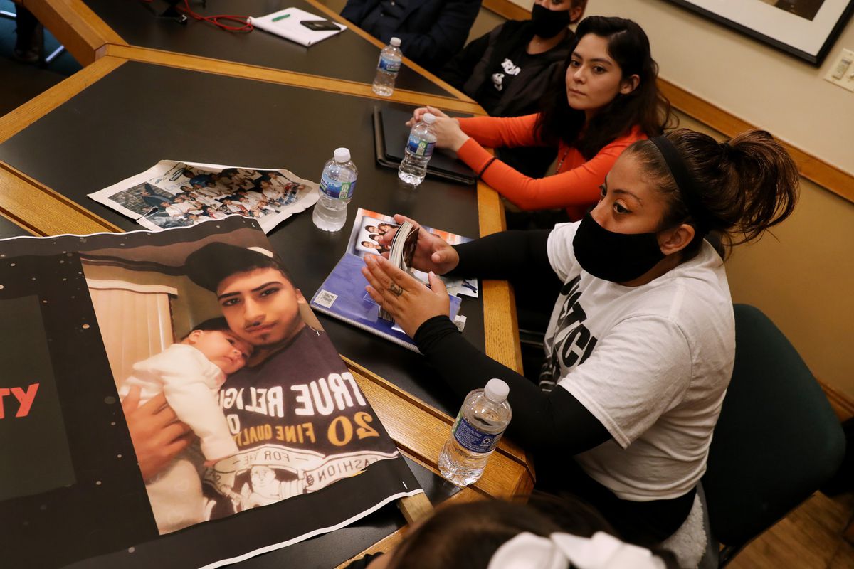 Family of Anthony Alvarez struggles with his public death,
asks that ‘policing failures’ be addressed after his fatal shooting
by an officer 1 Family of Anthony Alvarez struggles with his public death,
asks that ‘policing failures’ be addressed after his fatal shooting
by an officer 1