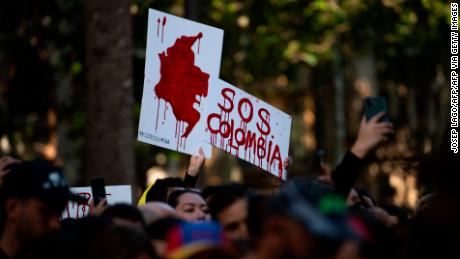 In Colombia's protests, pandemic pressures collide with an
existential reckoning for police 1