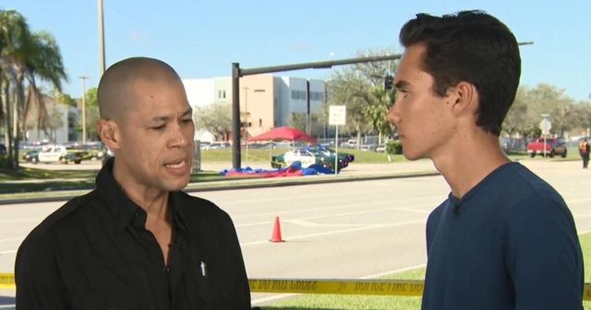 Florida high school student interviewed classmates during
shooting 1