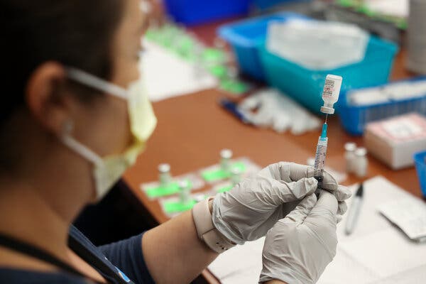 To Vaccinate Younger Teens, States and Cities Look to
Schools, Camps, Even Beaches 1
