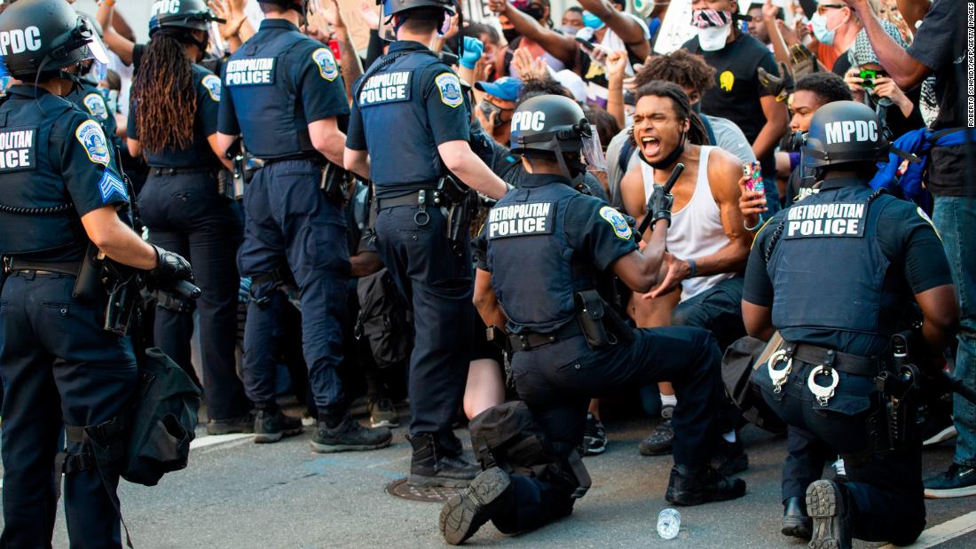 NYT: Trump aides drafted proclamation on Insurrection Act
amid Floyd protests 1