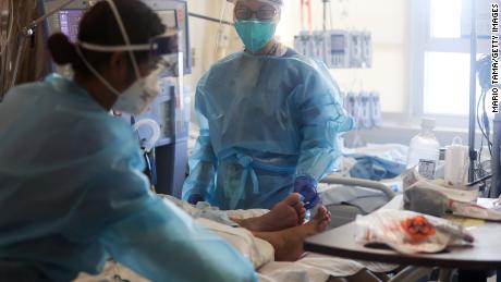 Some states are making strides in vaccinating their
residents against Covid-19, but the ones that aren't may soon be
facing the Delta variant, experts say 1