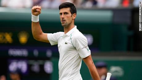 Novak Djokovic comes from behind to win Wimbledon
opener 1