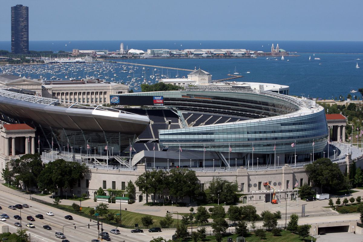 Chicago Bears submit bid to buy the Arlington International
Racecourse property, opening the door to a potential Soldier Field
exit 1 Chicago Bears submit bid to buy the Arlington International
Racecourse property, opening the door to a potential Soldier Field
exit 1