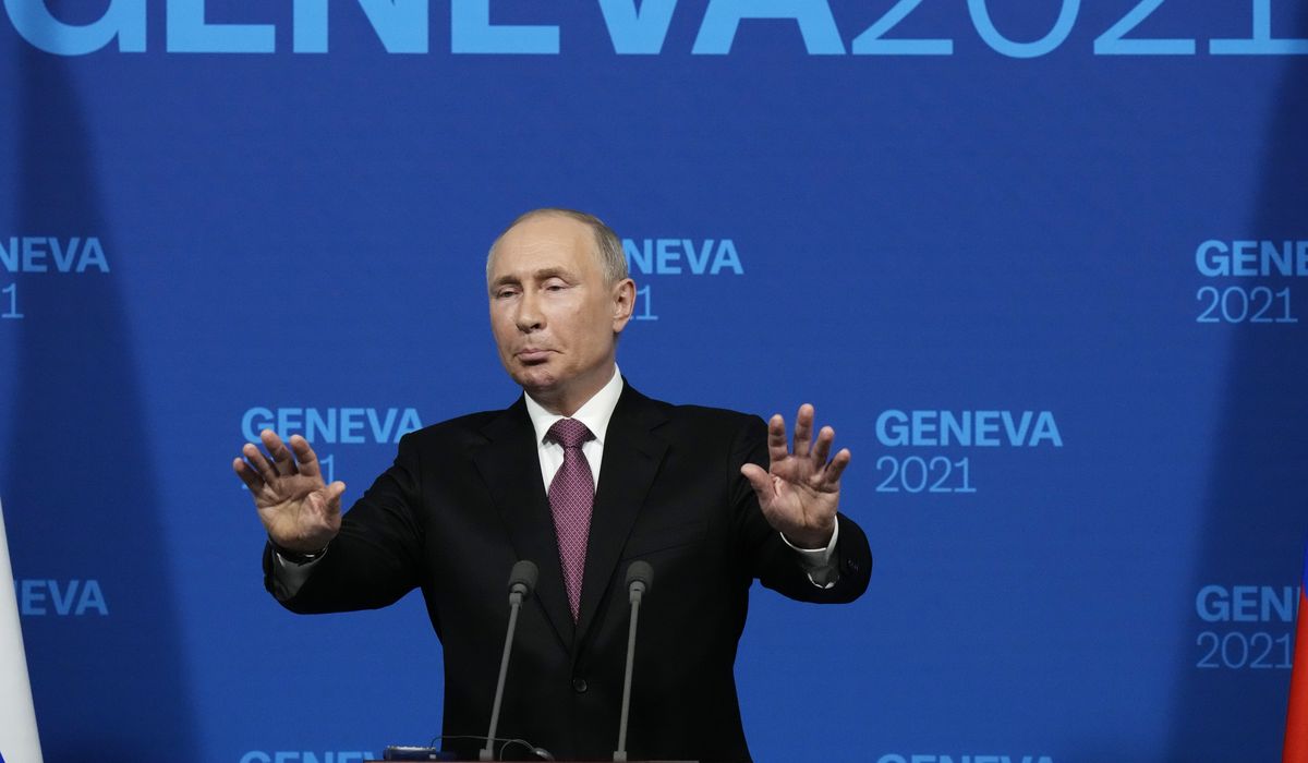 Putin chides U.S. for jailing of Capitol rioters, killing of
Ashli Babbitt, BLM unrest 1