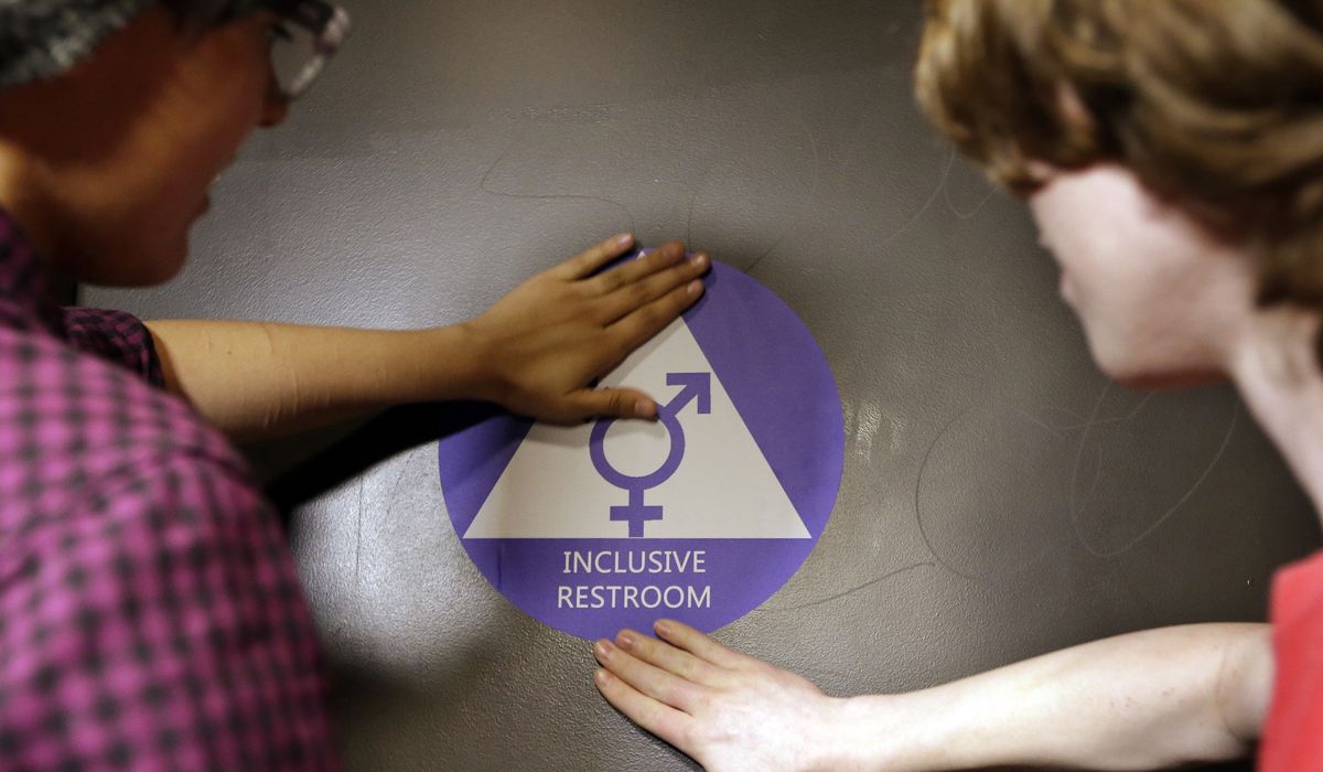 Supreme Court rejects case challenging transgender restroom
policy in schools 1