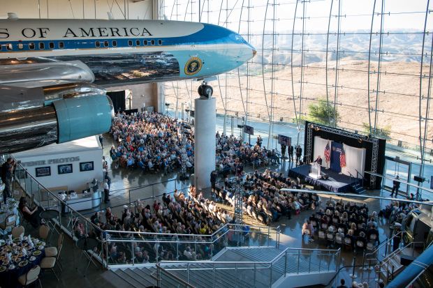 In land of Reagan, Mike Pence defends his Jan. 6 actions
while lauding Trump’s years in office 1 In land of Reagan, Mike Pence defends his Jan. 6 actions
while lauding Trump’s years in office 1