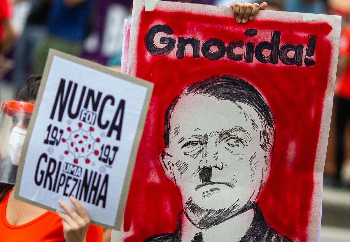 Protests rampant as Brazil surpasses 500,000 COVID
deaths 1 Protests rampant as Brazil surpasses 500,000 COVID
deaths 1