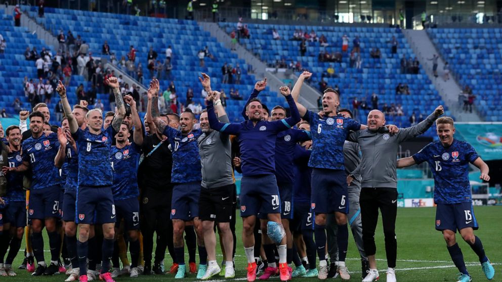 Slovakia's Vavro tests positive for coronavirus at Euro
2020 1