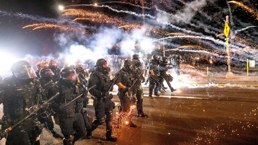 Officers resign from Portland, Oregon, protest response
unit 1