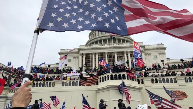 Indiana woman to plead guilty in Capitol riot role,
'learned' after watching 'Schindler's List' and 'Just
Mercy' 1