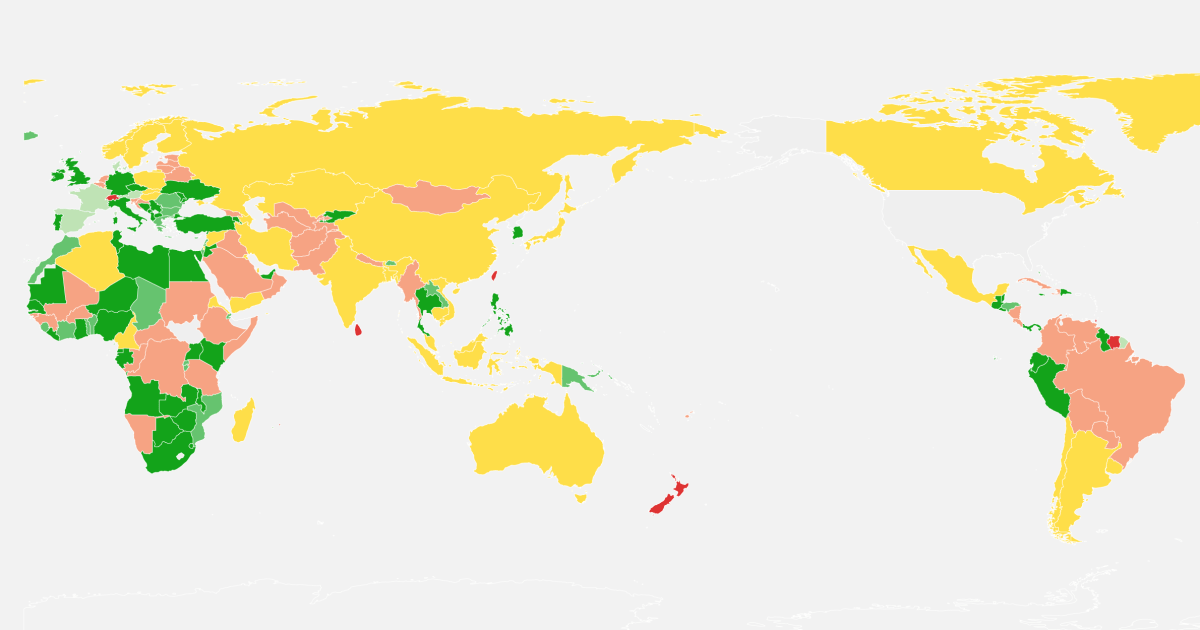 Travel restrictions are changing. See which countries are
open to Americans. 1