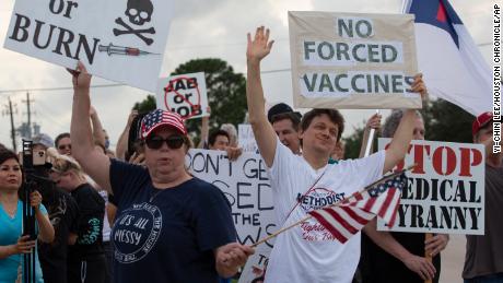 Judge rules in favor of a Houston hospital requiring
employees to be vaccinated against Covid-19 1