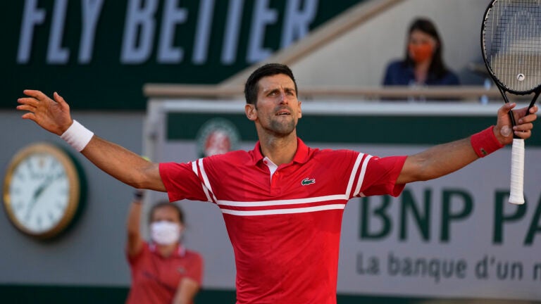 Comeback! Djokovic tops Tsitsipas at French Open for Slam
19 1