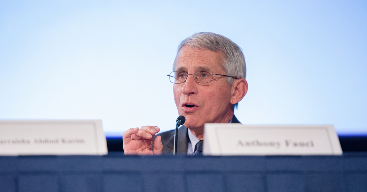Fauci Said COVID-19 Would Go Away With Social Distancing,
Not Vaccines, In March 2020 Email 1 Fauci Said COVID-19 Would Go Away With Social Distancing,
Not Vaccines, In March 2020 Email 1