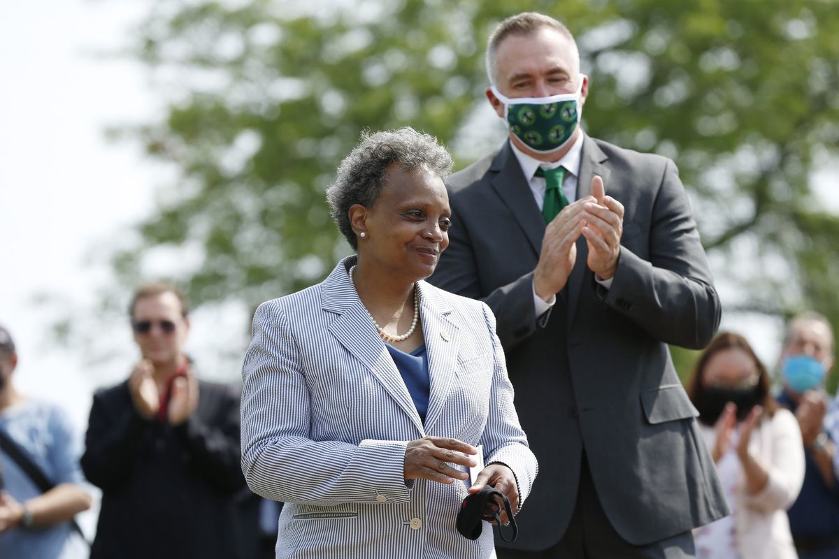 Mayor Lightfoot knocks elected school board compromise for
Chicago Public Schools as ‘having nothing to do with democracy’ but
says it’s ‘not real yet’ 1