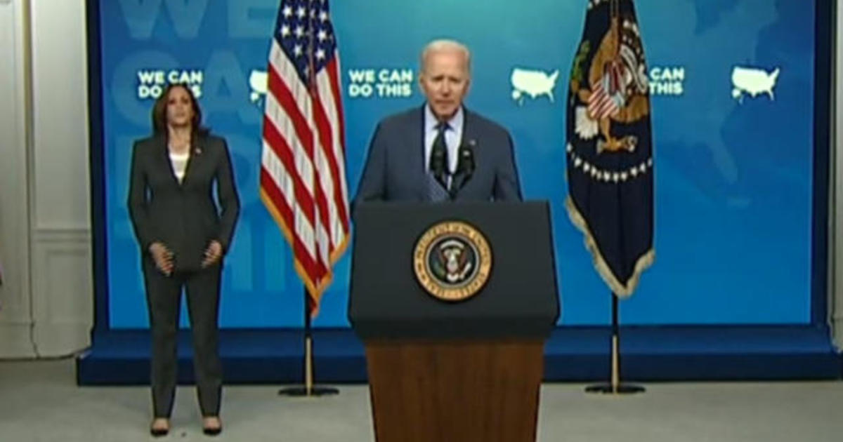 Biden announces "month of action" to meet COVID-19 vaccine
goal 1