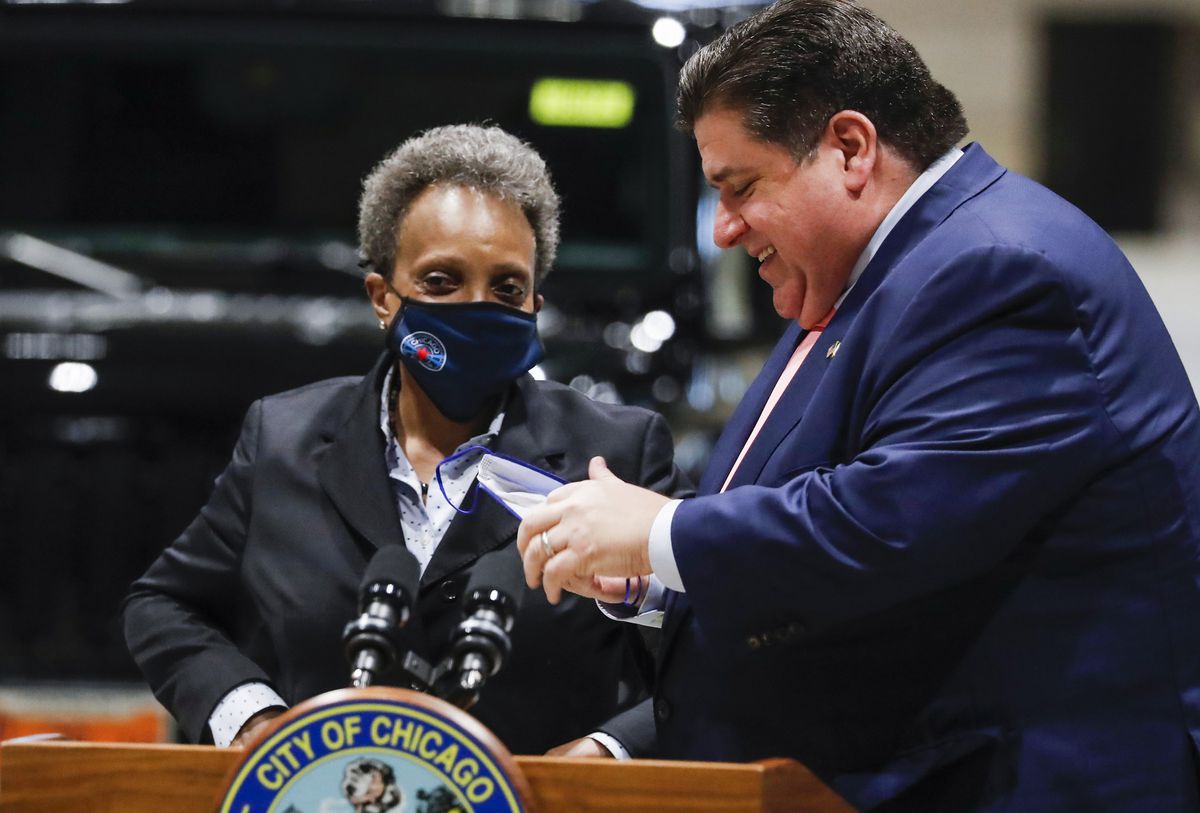 The Spin: Lightfoot says Chicago’s COVID-19 restrictions
will lift June 11 with the rest of Illinois | Mayor Lightfoot vs.
Ald. King, state Sen. Robert Peters | Legislature approves police
deception bill 1
