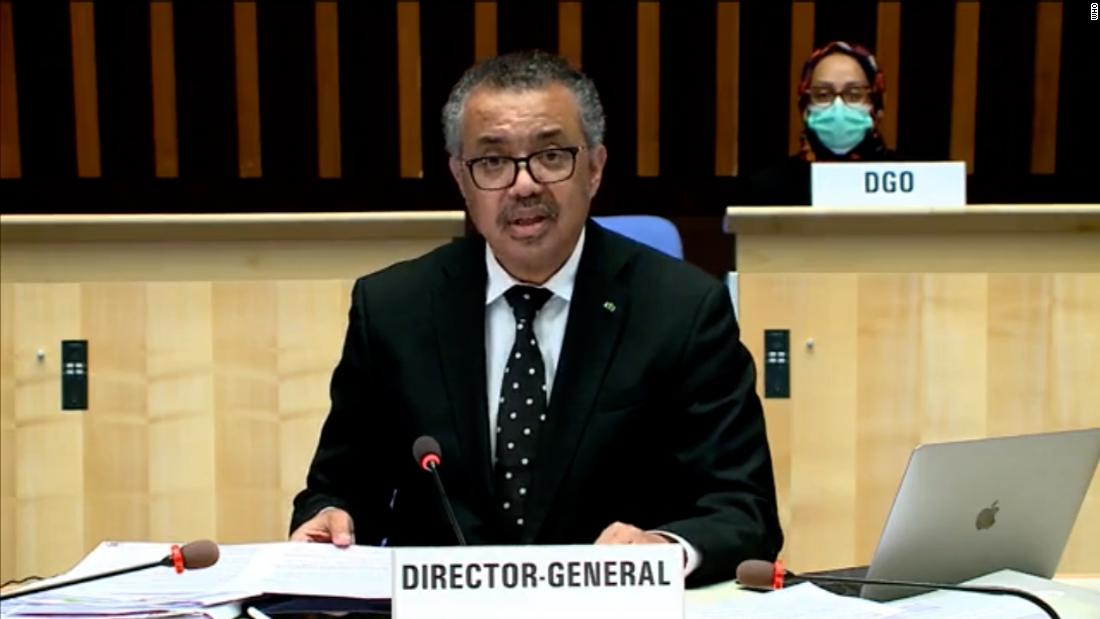 WHO chief: Monumental error to think Covid-19 danger has
passed 1